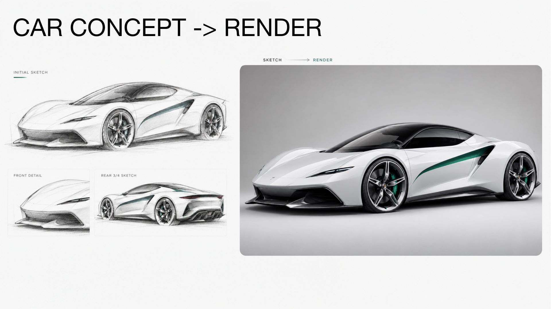 Car concept render